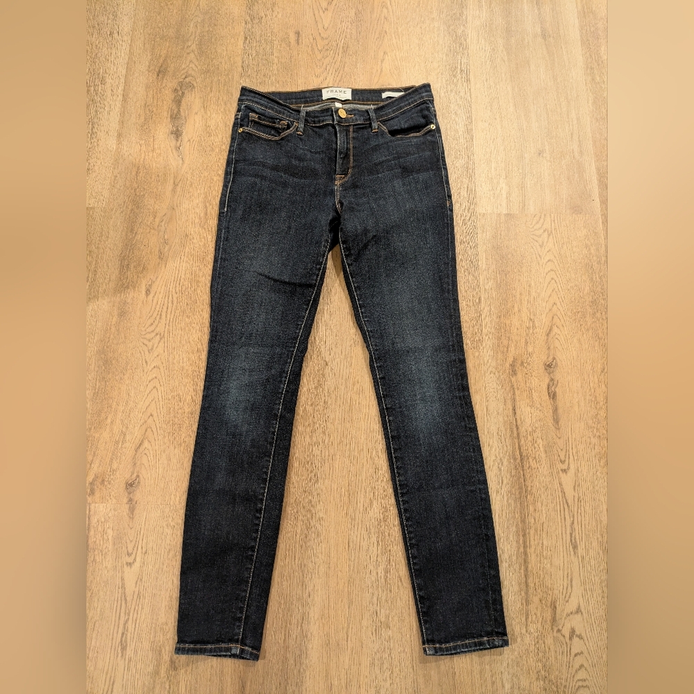 Frame Denim Blue Skinny Jeans Size 30 "Le Skinny de Jeanne"